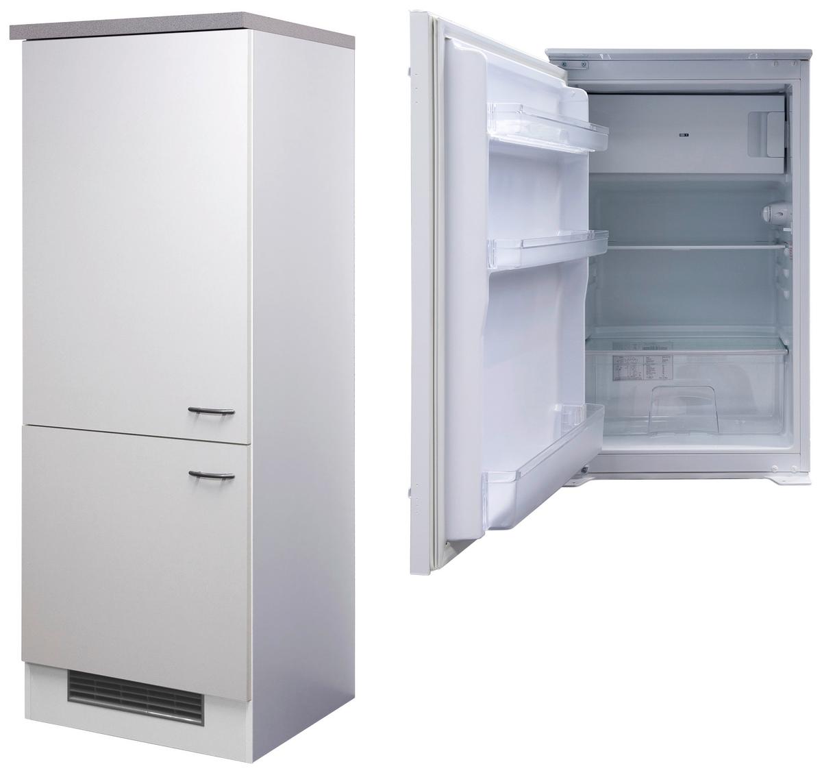 Kühlschrank-Umbauschrank Wito B: 60 cm Weiß / Grau online kaufen ➤ mömax