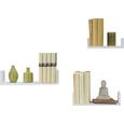Wandboardset U-bord Weiß - Weiß, MODERN, Holzwerkstoff (42/10/10cm) - Mömax modern living