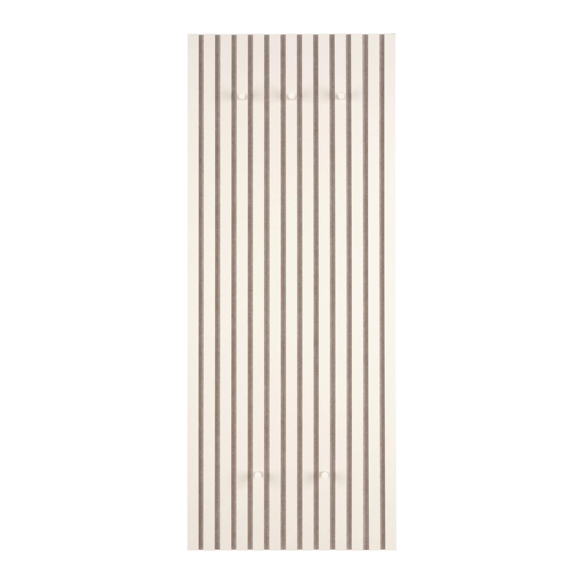 Garderobenpaneel Grace Sandfarben - Sandfarben, MODERN, Holz/Textil (50/125/7,5cm) - Mömax