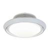 TAKFLÄKT KURTO - vit/kromfärg, Modern, plast (43/20cm) - Mömax