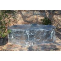 Schutzhülle Abdeckhülle für Sitzgruppe Transparent - transparent, Basics, matière synthétique (320/95cm) - Mömax