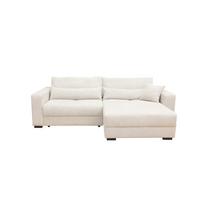 Kutna Garnitura Xela - bijela/crna, Moderno, tekstil (265/170cm) - Modern Living