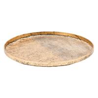 Tavă decorativă Raquel cca. 48 cm - Basics, metal (48,5/3,5cm)