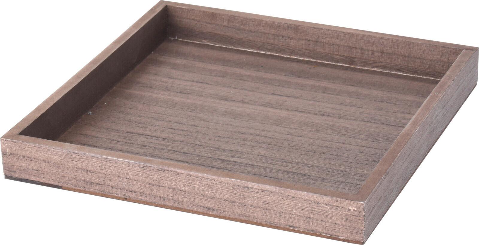 Kínálótálca Wood - fa (25/25/3cm)