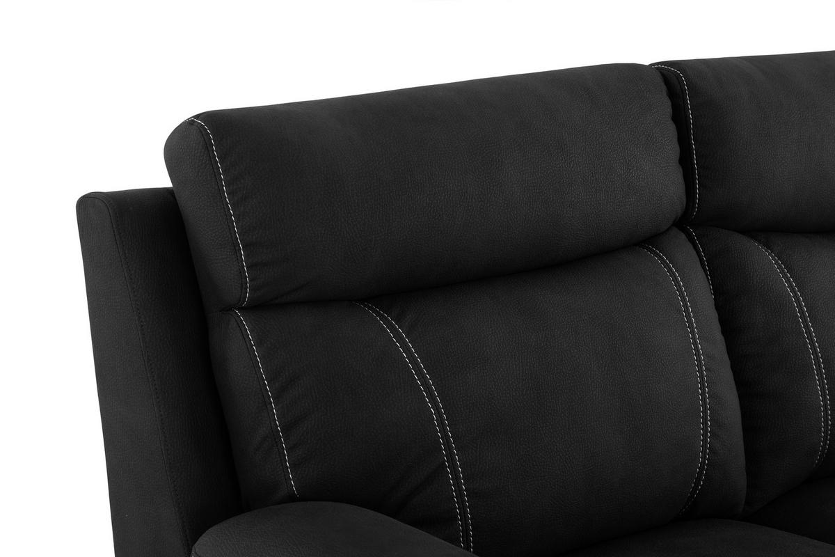 Dvosed Ember, Črna - črna, Basics, kovina/tekstil (178/103/96cm) - Livetastic