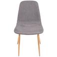 Stol Svenja I - siva/hrast, Moderno, kovina/tekstil (45,5/86,5/53cm) - Mömax modern living Stol Svenja I - siva/hrast, Moderno, kovina/tekstil (45,5/86,5/53cm) - Mömax modern living
