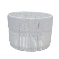 Coș Casei Round L - alb, Konventionell, hârtie/metal (28/20cm) - Mömax