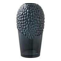 Vase Dunkelgrau - Dunkelgrau, Basics, Glas (14/25cm)
