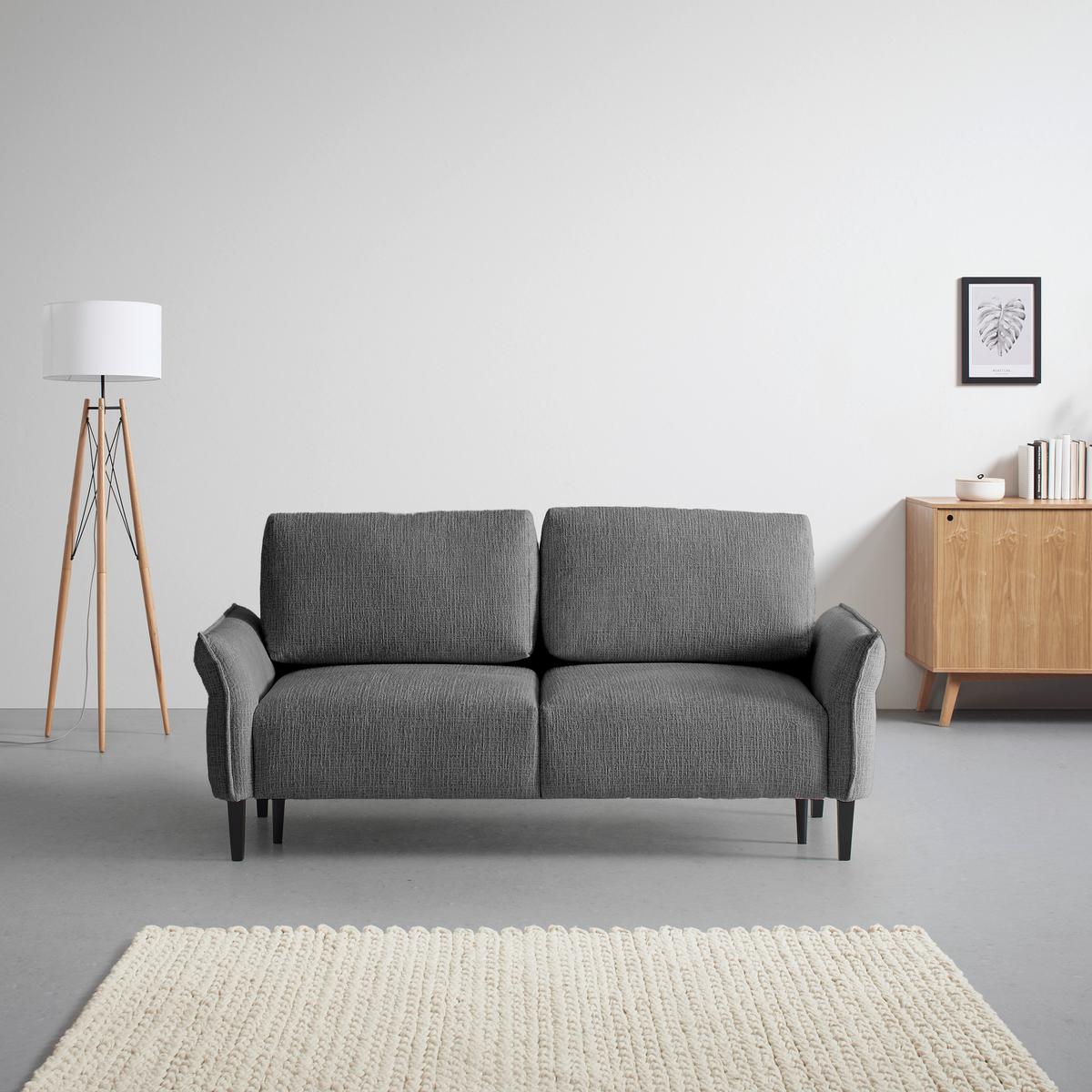 CANAPEA CU 3 LOCURI CUSTOM - crem/antracit, Modern, textil (183/85/92cm) - Mömax