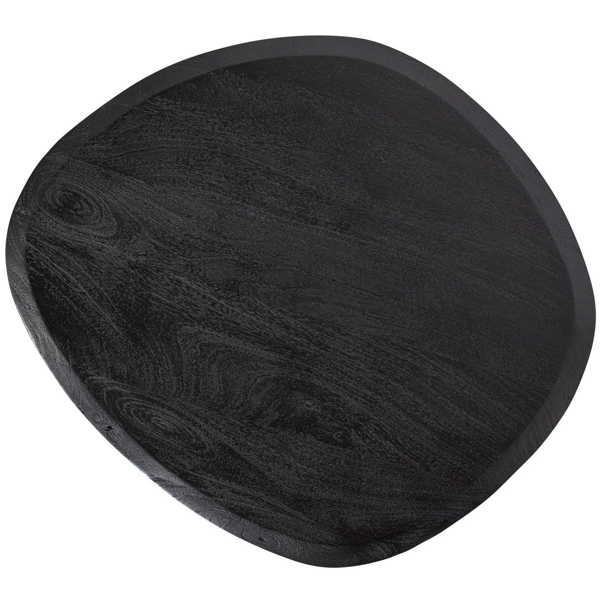 Couchtisch Posture Schwarz B: 80 cm - Schwarz, Design, Holz (120/80/47cm) - Livetastic