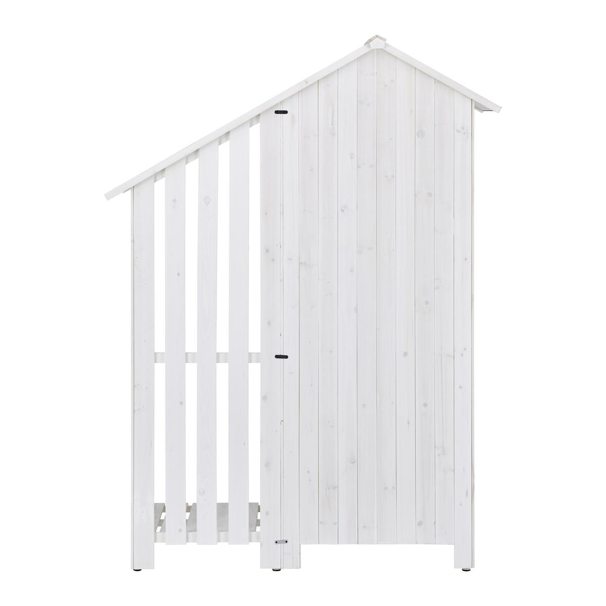 Gerätehaus MARIANNA - Weiss, Modern, Holz (131/180/54,5cm) - Bessagi Garden