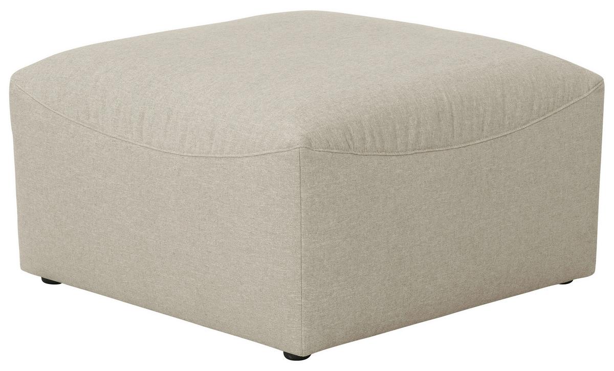 HOCKER LENA - Creme, Design, Kunststoff/Textil (75/45/75cm) - Max Winzer