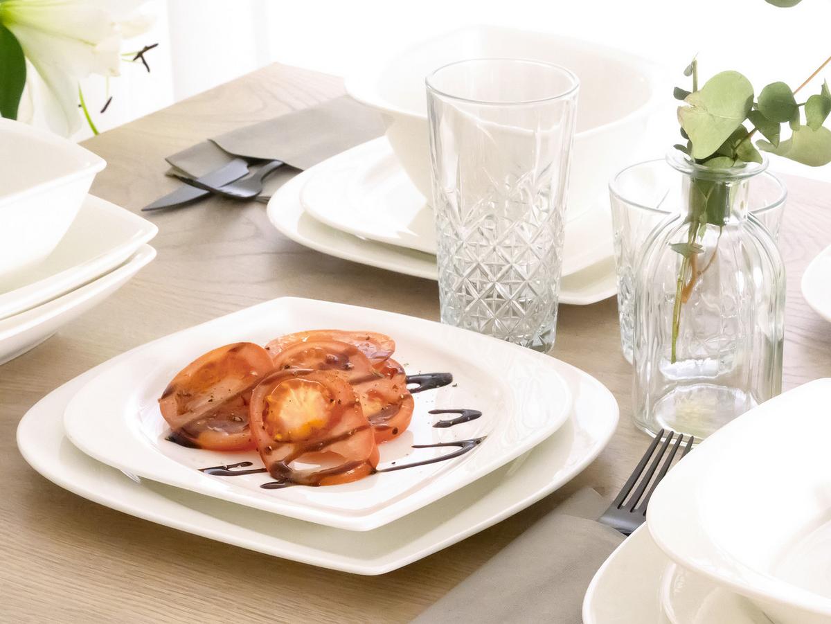 Kombinirani Servis Melbourne Creme, 16-Delni - bela, Basics, keramika - Creatable