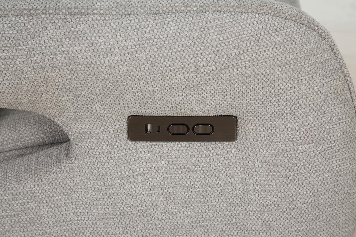 Masažni Stol Ottawa, Svetlo Siva - barve kroma/svetlo siva, Moderno, kovina/tekstil (74/115/92cm)