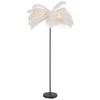 GOLVLAMPA FEDI - vit/svart, Modern, metall/textil (55/160cm)