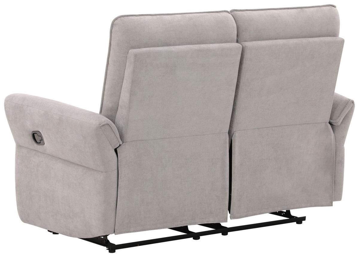 SOFA DWUOSOBOWA REDON - czarny/szary, Basics, tworzywo sztuczne/metal (143/103/92cm) - Based