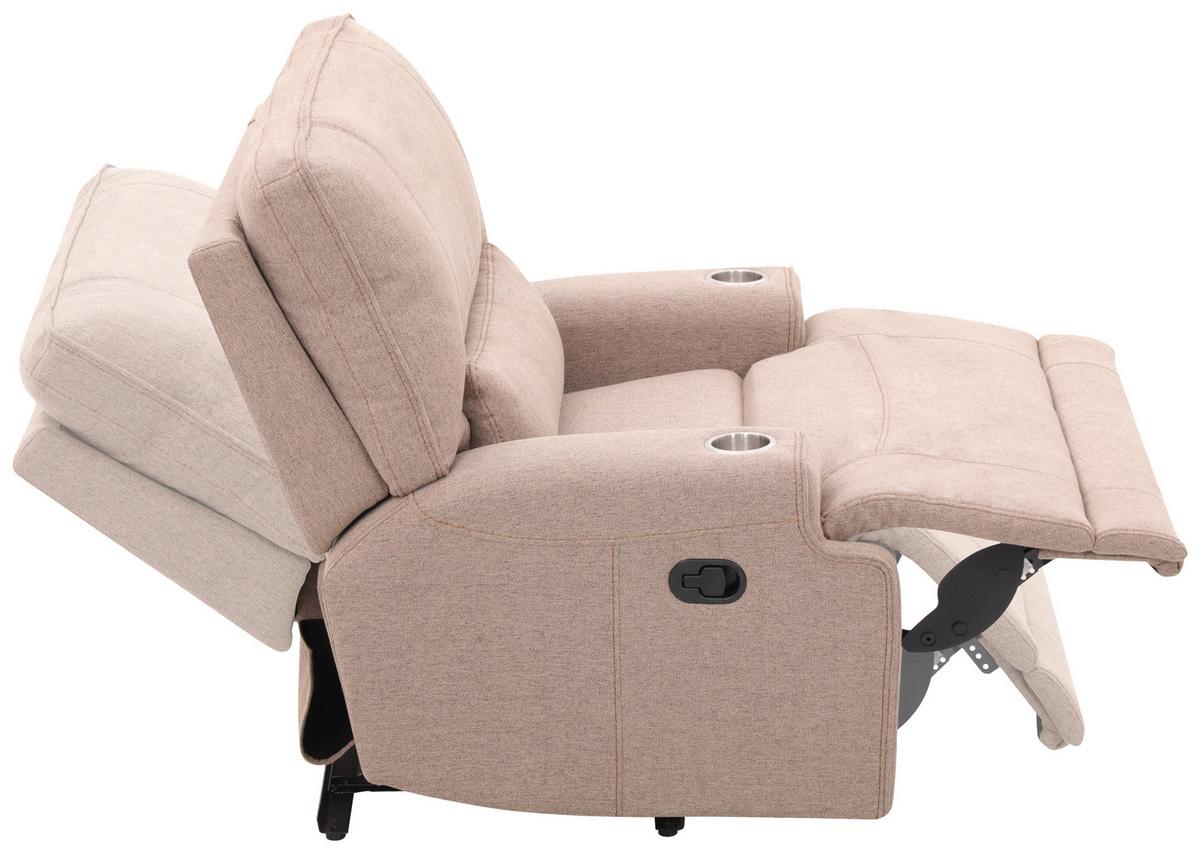 Počivalnik Texas, Mocha Rjava - črna/mocha rjava, Basics, kovina/umetna masa (122/106/102cm) - MID.YOU