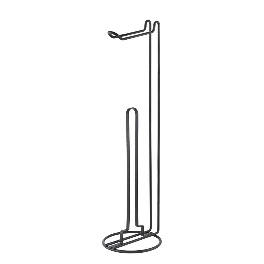 Wc-papír Tartó Lava - fekete, fém (15/58cm) - Metaltex