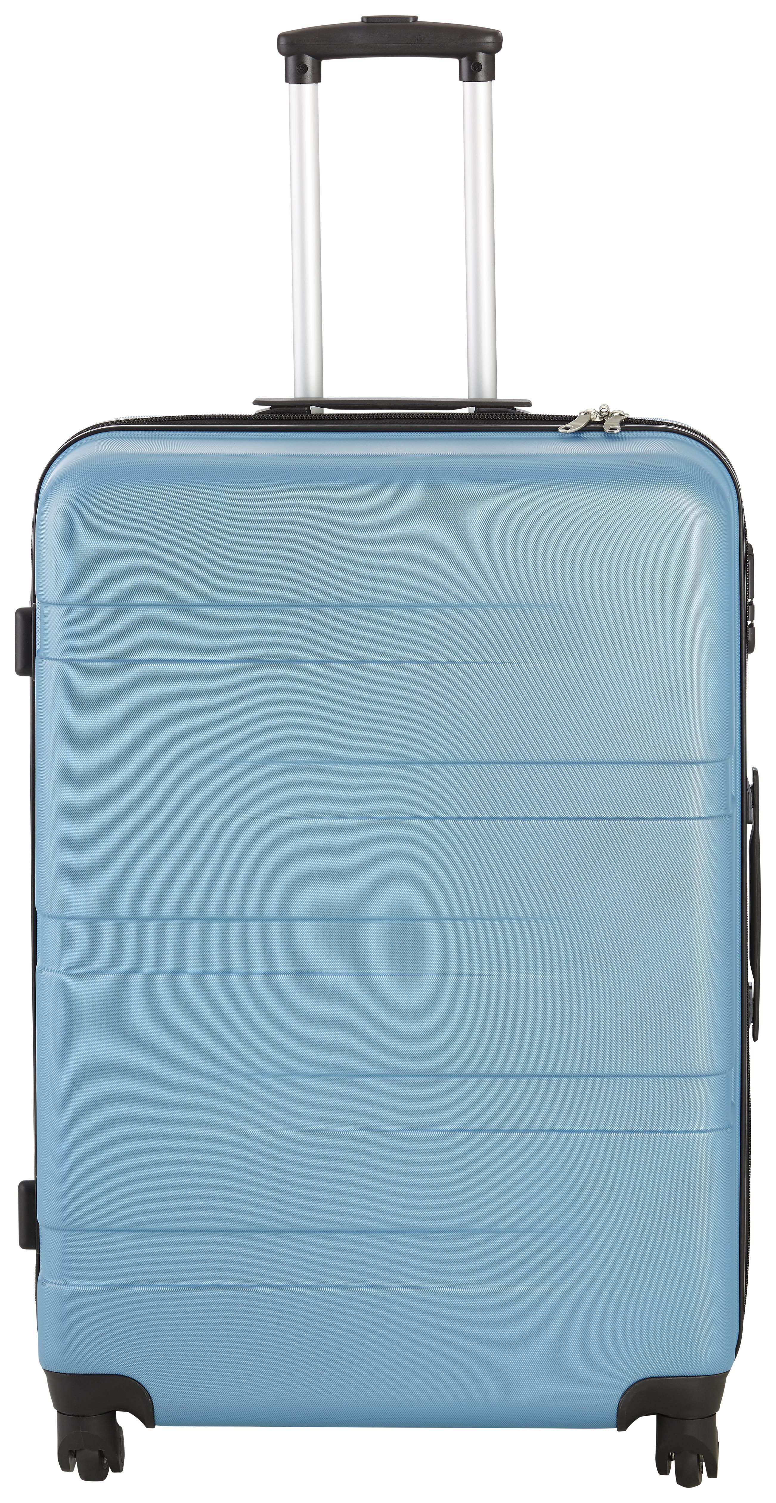 Reisekoffer Arizona - L Blau - Blau, MODERN, Kunststoff (52/77/29cm) - Mömax modern living