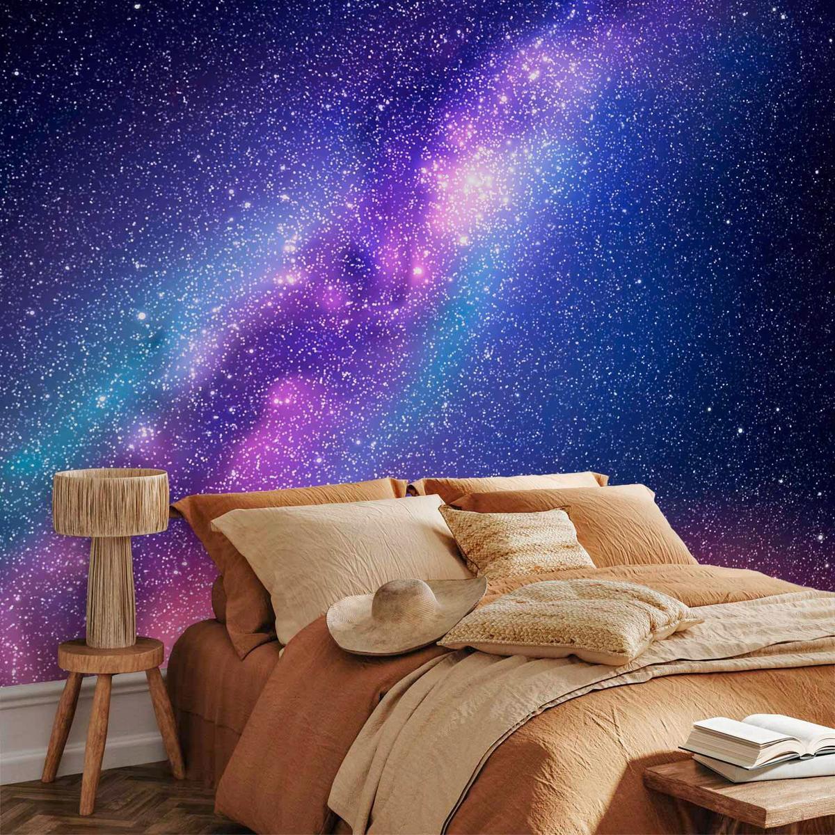 Fototapeta Great Galaxy, 200x140cm - vijolična/modra, Trendi, tekstil (200/140cm) - artgeist