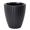 Okrasni Lonček Mira 30 - antracit, Konvencionalno, umetna masa (29,0/32/29,0cm) - Mömax