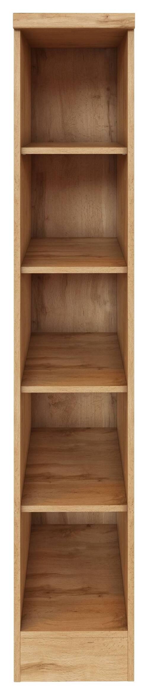 Regal Florenz ca. 30 cm Eiche Wotan Dekor - Eiche Wotan, Design, Holzwerkstoff (30/166/60cm) - Held