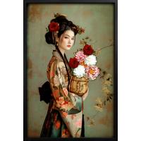 Vászonkép Denise Small - fekete/többszínű, Modern, műanyag (60/90cm) - Premium Living