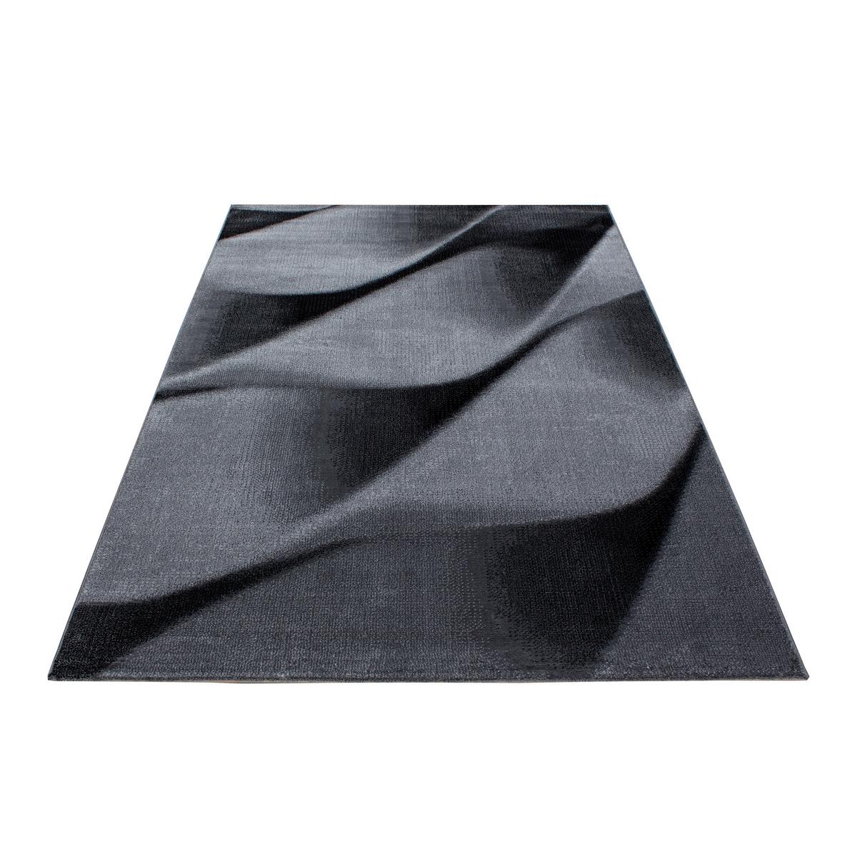 Tekač Parma, Črna, 80x300cm - črna, Konvencionalno, tekstil (80/300cm)