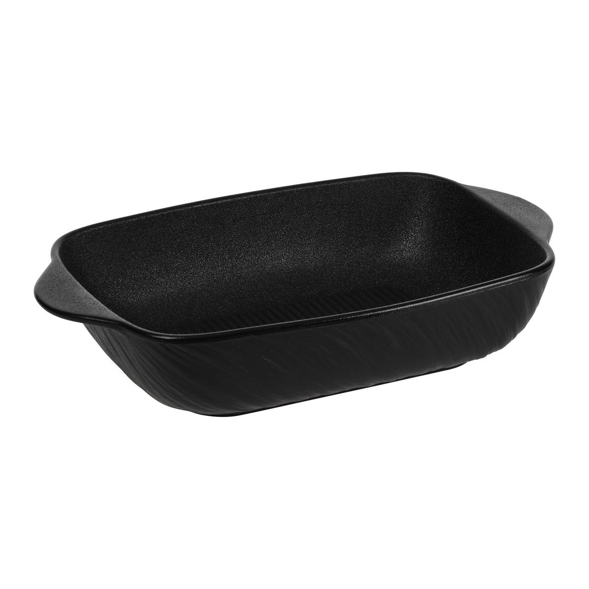 Sütőtál Ruki - L - fekete, Konventionell, kerámia (27.3/19.5/7cm) - Mömax