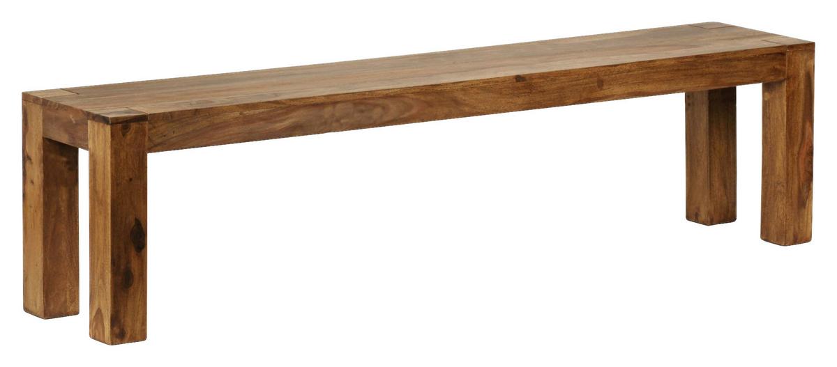 Klop Mumbai - barve indijskega rožnega lesa, Moderno, les (180/45/35cm) - MID.YOU