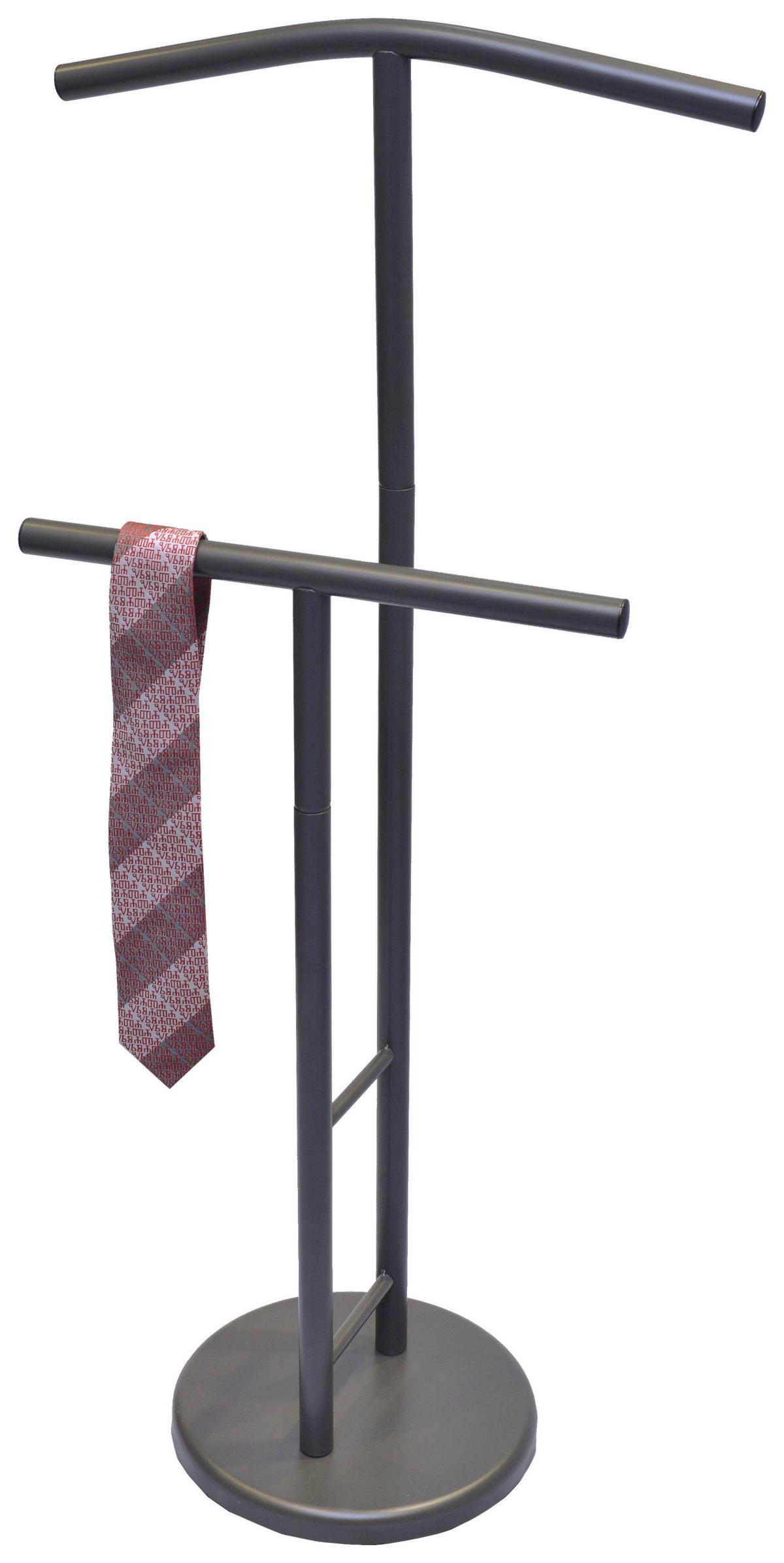 Vješalica Za Odijela Belinda - antracit, Moderno, metal (48/105/28cm) - Modern Living