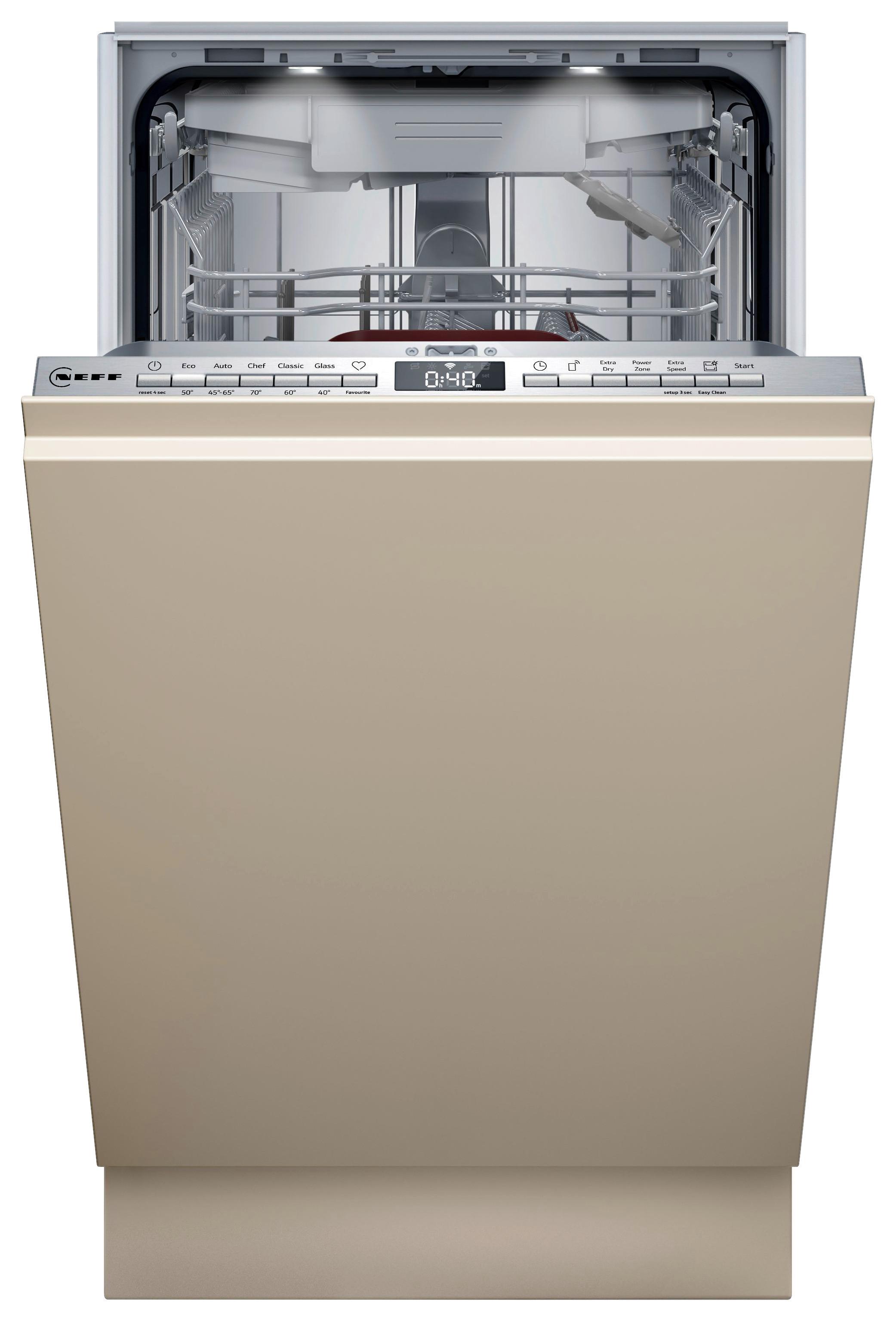 Geschirrspüler S855EMX34E Edelstahlfarben - Edelstahlfarben, MODERN, Metall (44,5/81,5/55cm) - Neff