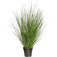 Kunstpflanze Gräser Gelb/Grün ca. 110cm - Gelb/Schwarz, Design, Kunststoff (110cm) - P & B