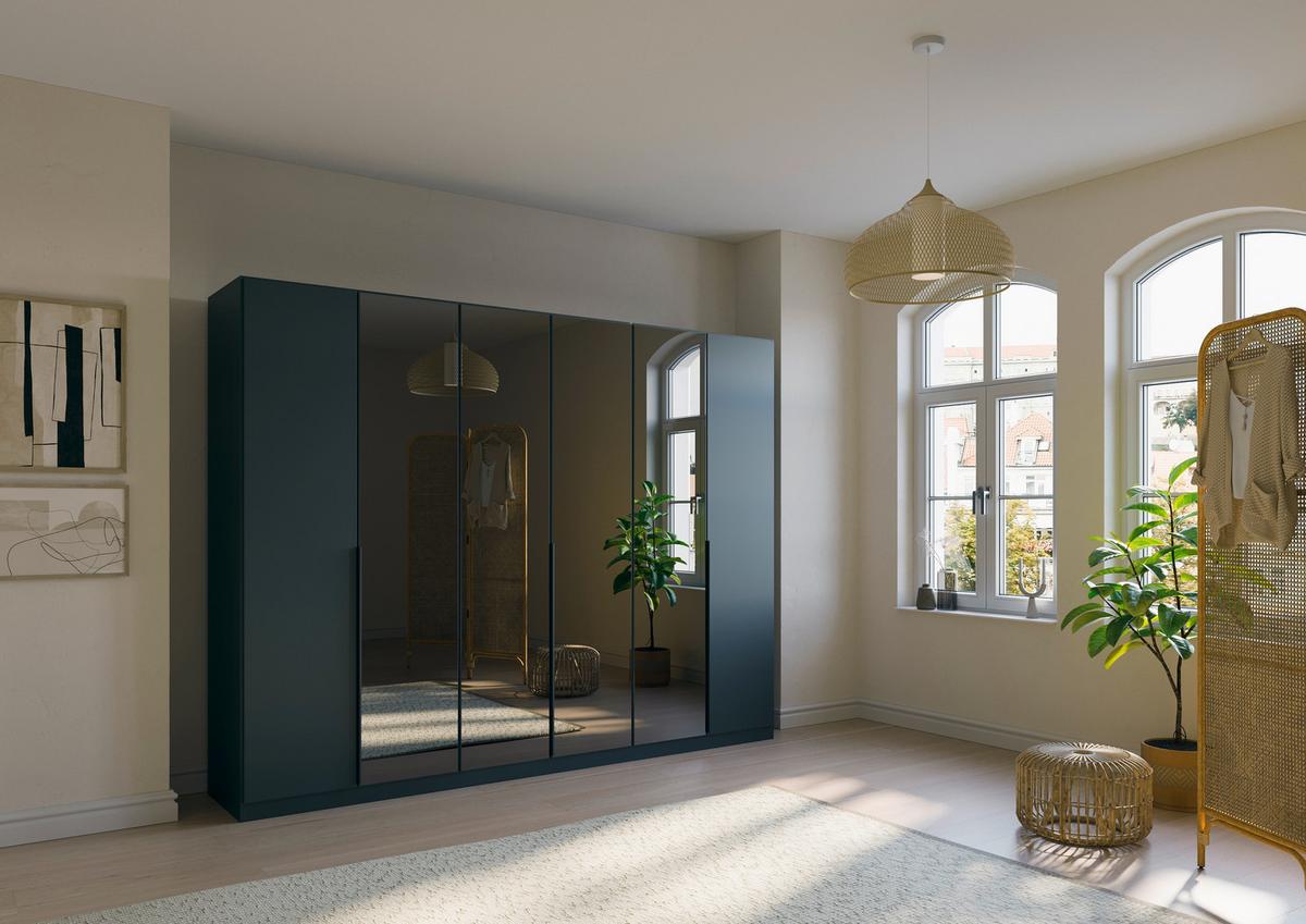 Ormar S Klasičnim Vratima Skyla - siva, Moderno, drvni materijal/metal (271/210/54cm) - Modern Living