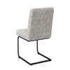 SCHOMMELSTOEL NOVA - Lichtgrijs/Zwart, Modern, Hout/Textiel (46/97/62cm) - Bessagi Home