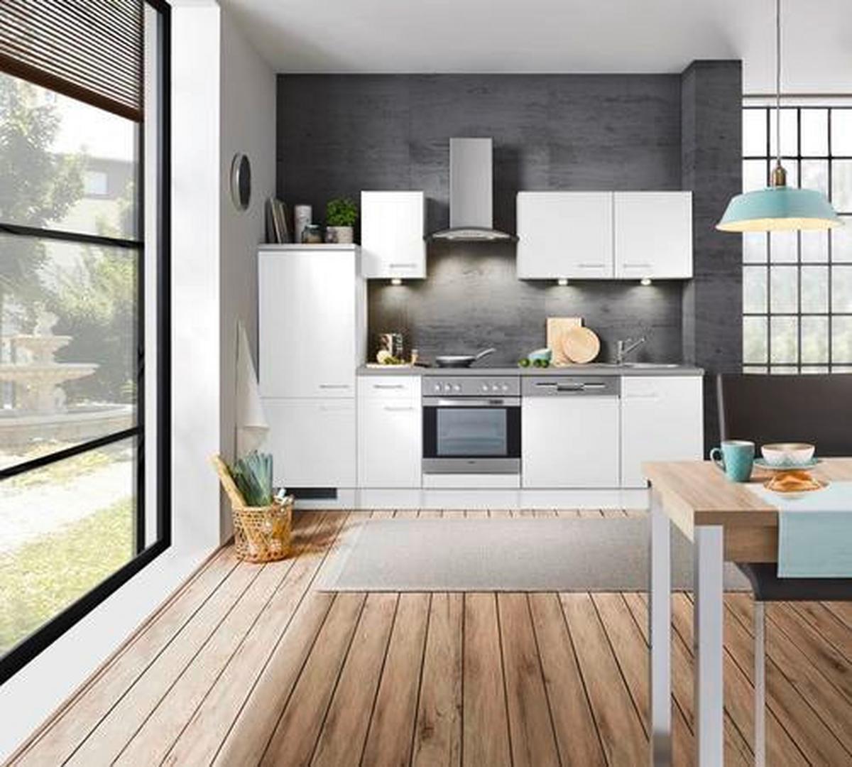 Esstisch in Weiss Hochglanz - Weiss, Modern, Holzwerkstoff (80/75/80cm) - Based