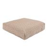 Boxkissen Dobby Schlamm-Graphik ca. 40x40cm - Schlammfarben, Textil (40/40/8cm)