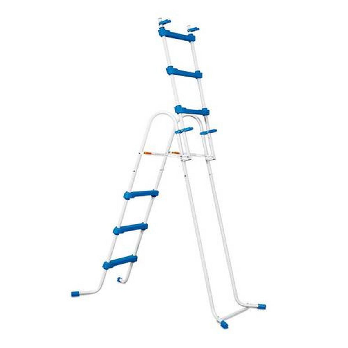 POOLLEITER POOL LEITER 91 CM - Blau/Weiß, Basics, Metall (91cm) - Ambia Garden