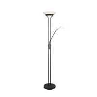 LED-Deckenflutter max. 27 Watt - Schwarz/Weiß, Basics, Glas/Metall (32,5/32,5/180cm)