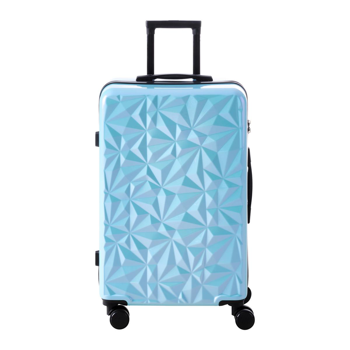 Reisekofferset Lissabon Blau, 3-teilig - Blau, KONVENTIONELL, Kunststoff/Textil - Mömax