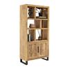 ÉTAGÈRE EVEREST -EXKLUSIV- - couleur naturelle/noir, Natur, métal/bois (88/180/40cm) - Mömax