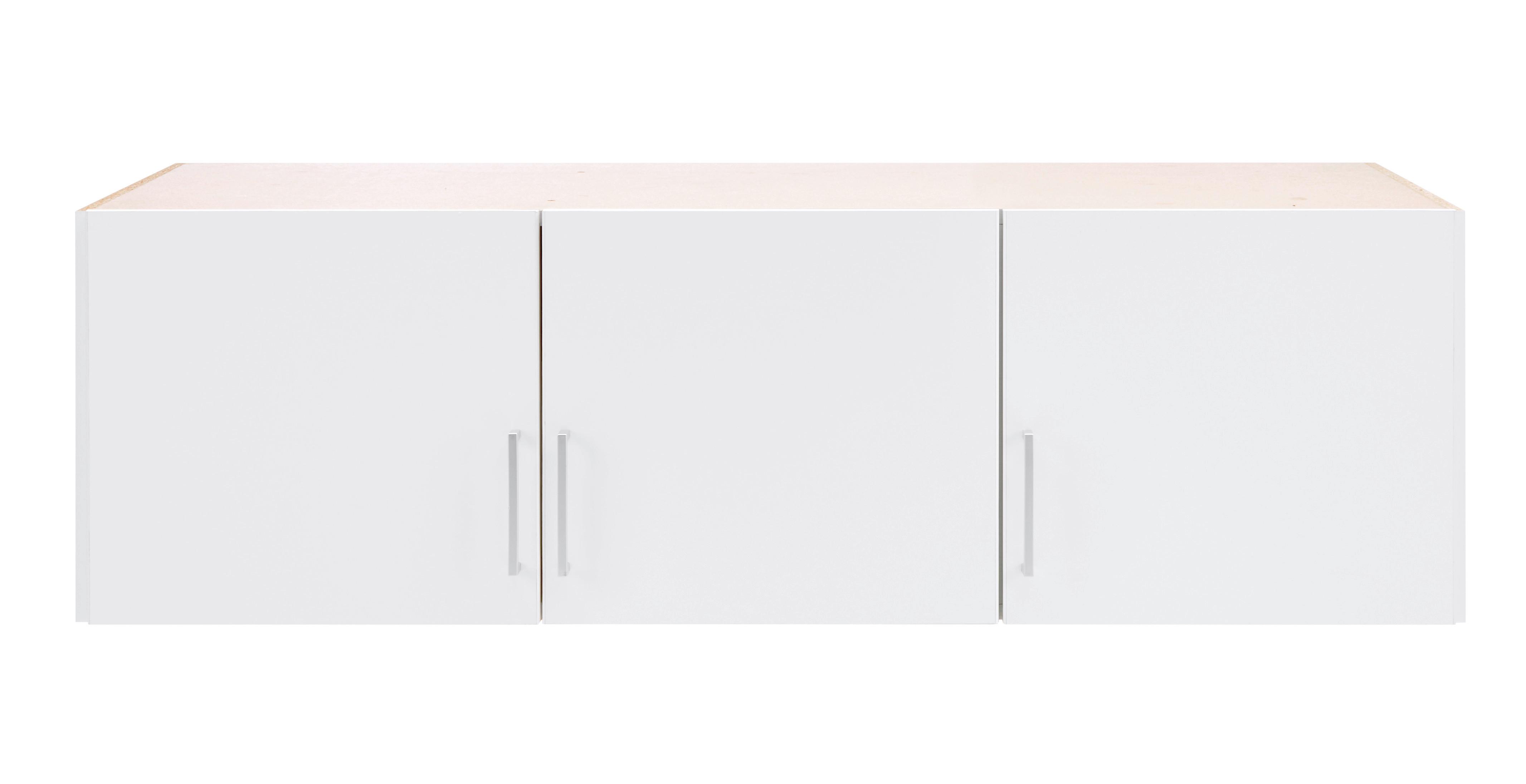 Nastavek Za Omaro Click, Bela - bela/barve aluminija, Konvencionalno, umetna masa/leseni material (135/40/58cm) - Mömax