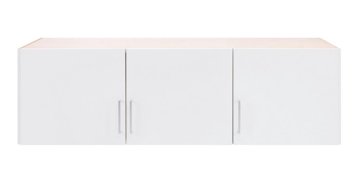 Nastavek Za Omaro Click, Bela - bela/barve aluminija, Konvencionalno, umetna masa/leseni material (135/40/58cm) - Mömax