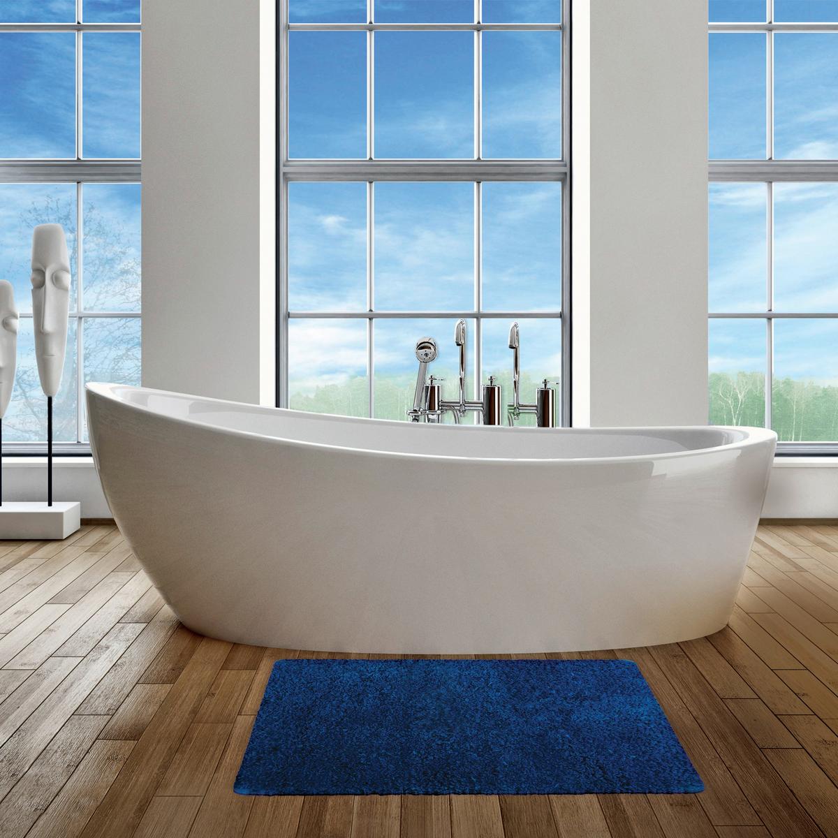 Badteppich 140870 - Dunkelblau, Konventionell (50/70cm) - Spirella