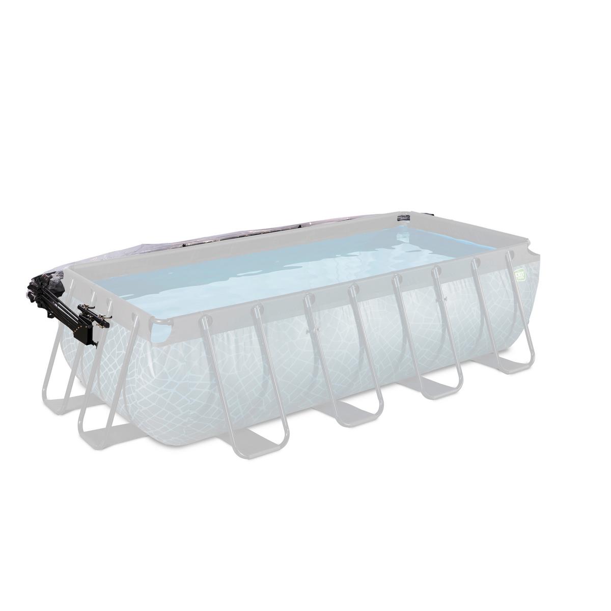 Bazenska Streha Exit Pool Abdeckung, 400x200cm - prosojno, Konvencionalno, kovina/umetna masa (200/400cm) - EXIT Toys