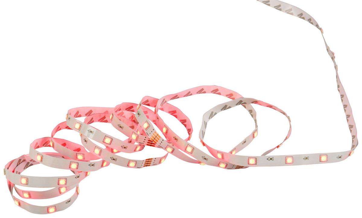 Bandă cu LED Lichti 2 - alb, Konventionell, plastic/metal (500cm) - Mömax