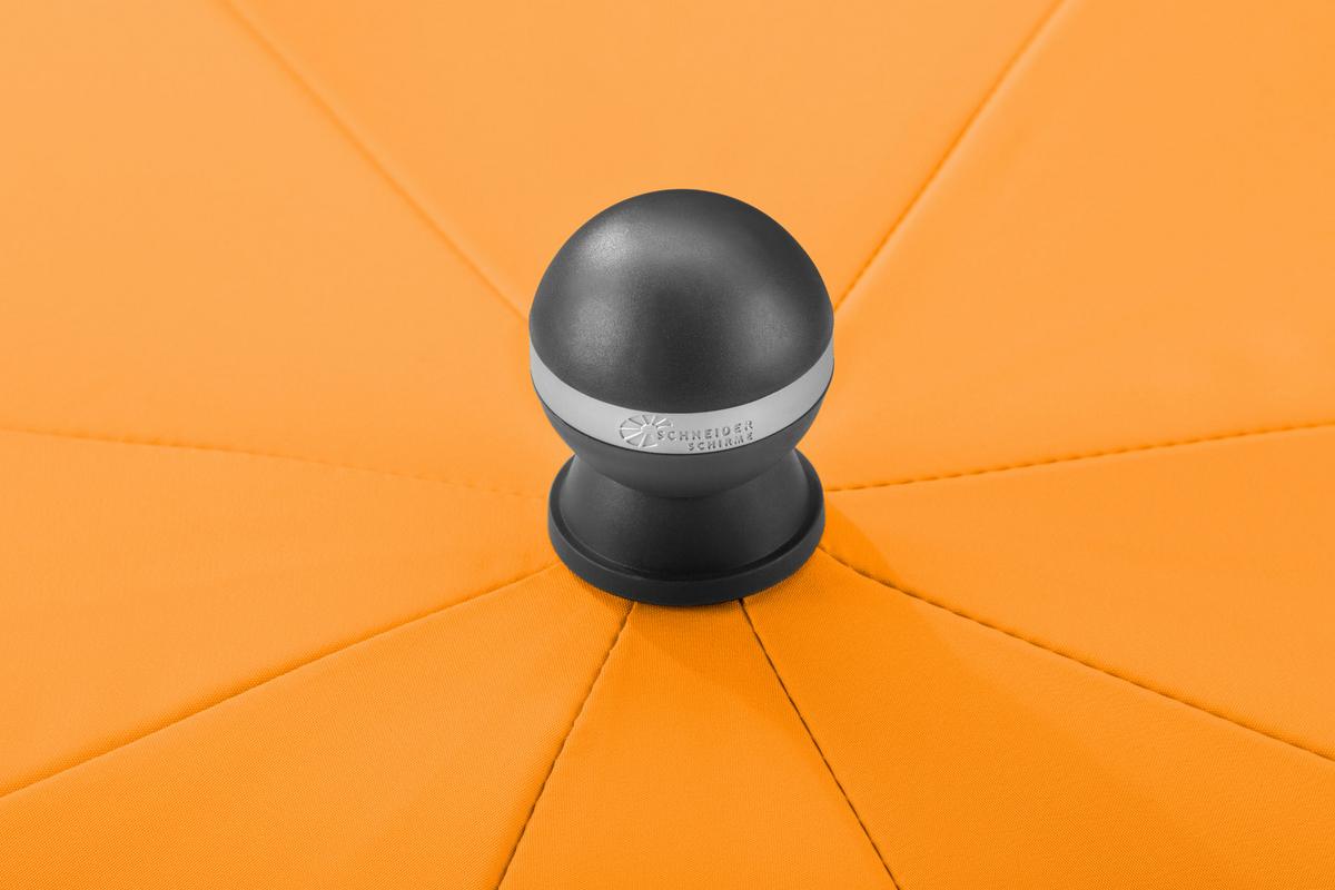 Sonnenschirm Locarno ca.150x220x150cm Orange - Silberfarben/Orange, Basics, Textil/Metall (150/220/150cm) - Schneider