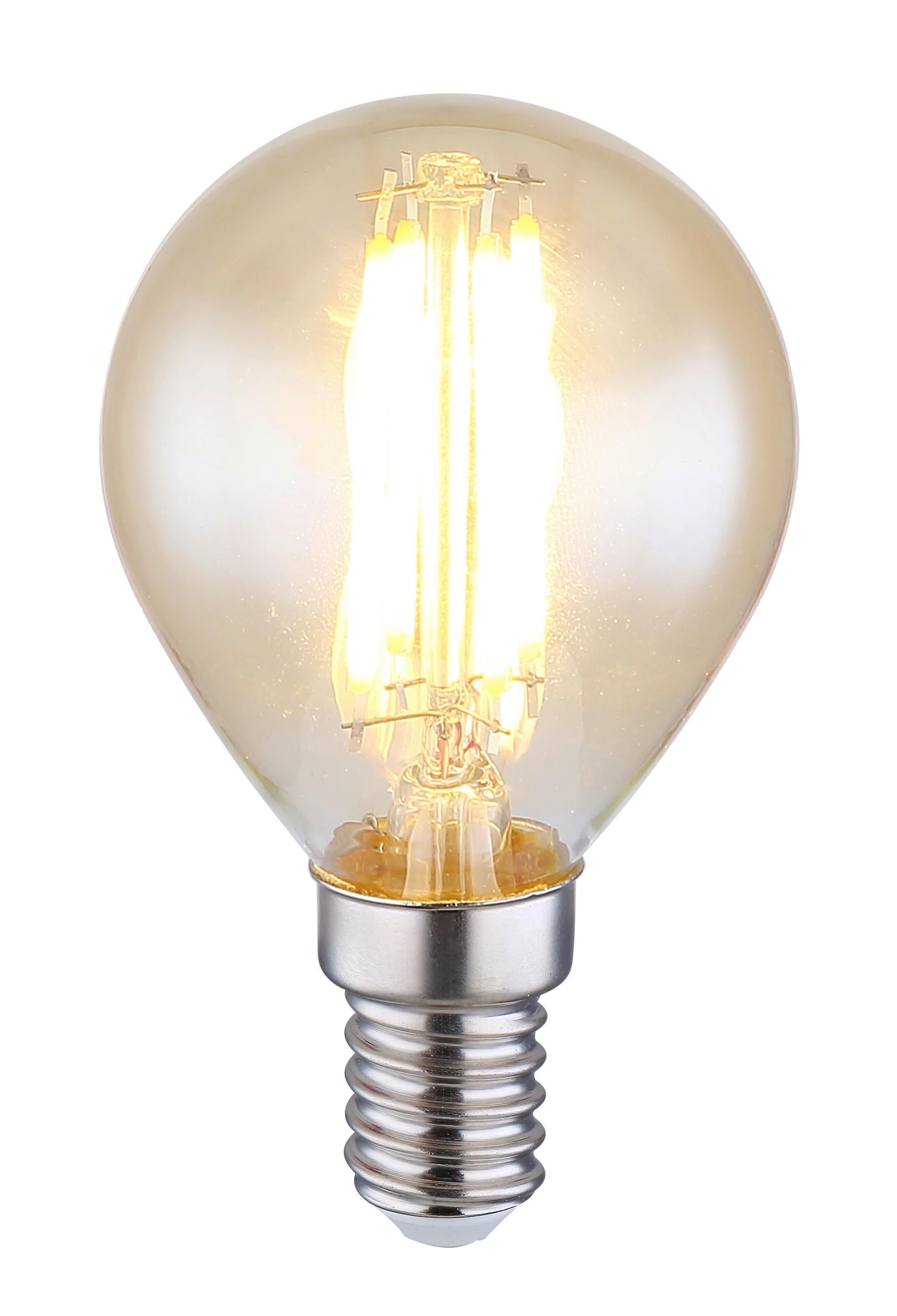 LED Fényforrás 4w E14 - Üveg/fém (4,5/7,8cm) - Globo