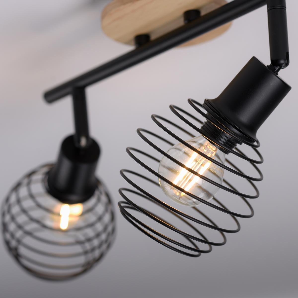 Wandleuchte 15922-79 max. 40 Watt - Natur, Holz/Kunststoff (50/22,6/23cm)