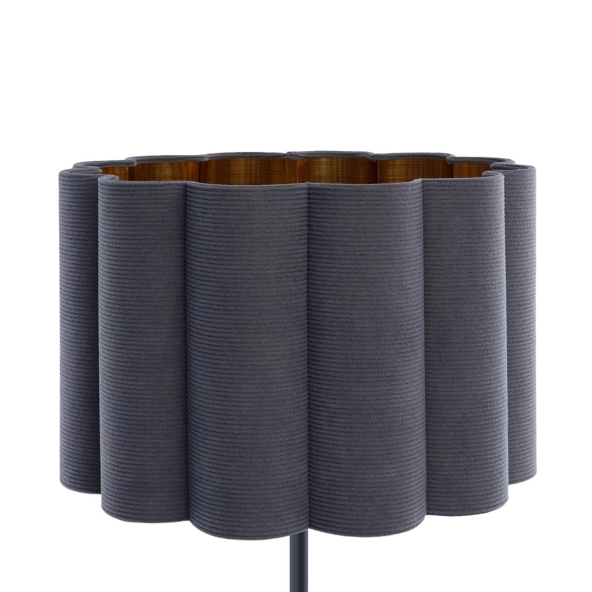 LAMPA STOJĄCA LUNA - czarny/szary, Trend, tworzywo sztuczne/metal (40/150cm) - Novel